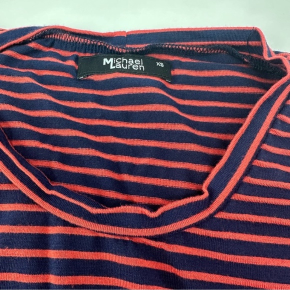Revolve x Michael Lauren Cuba Short Sleeve Striped Mini T Shirt Dress XS New - Picture 9 of 14